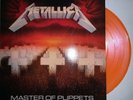 METALLICA, MASTER OF PUPPETS. ORANGE VINYL LP