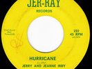TX Spooky Guitar Instrumental JERRY AND JEANNE IRBY Hurricane 45 Jer-Ray HEAR