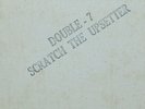 1st Press LEE PERRY LP  SCRATCH THE UPSETTER DOUBLE SEVEN on BLACK HEART label