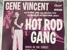 Gene Vincent “ Hot Rod Gang” EP CAPITAL RECORDS EAP 1-985 AUSTRALIA