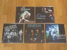 QUEEN SINGLES x 5 FAN CLUB COVER DESIGN (SPAIN) *Stunning* MINT (1)