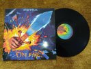 PETRA ON FIRE 1988 VINYL LP RECORD CHRISTIAN ROCK METAL