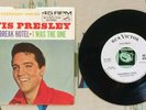 Elvis Presley 45 w PS Heartbreak Hotel White Label Promo VG+/VG++