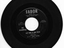 TOM TALL-FABOR 132 PROMO RARE ROCKABILLY 45 RPM HOT ROD IS HER NAME VG++
