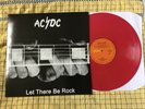 AC/DC LP Let There Be Rock Aussie Pink Vinyl Reissue Albert