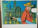 David Bowie The Man Who Sold The World 1970 Cartoon Cover Mercury Records 