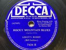 BLUES: LEROY'S BUDDY (BILL GAITHER) - 'ROCKY MOUNTAIN BLUES' DECCA 78