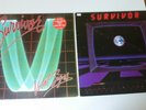 SURVIVOR Vital Signs 1984 & Caught in the Game 1983 Vinyl LP Albums - Set of 2