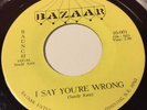 Raunch BAZAAR 45 Record Garage Punk - New York 60s