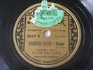 JULIO DE CARO Brunswick 1247 TANGO 78rpm DERECHO VIEJO / MI QUEJA