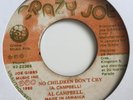 Al Campbell - No Children Don't Cry / Don't Cry Verion CRAZY JOE 1980