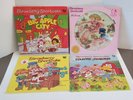 Strawberry shortcake 4 vintage vinyl records, Big Apple City, Country Jamboree