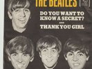 BEATLES - DO YOU WANT TO KNOW A SECRET - 45RPM VINYL W/PIC SLEEVE VEE JAY
