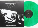 Razor - Armed And Dangerous MLP GREEN WAX Annihilator Voivod Speed Thrash Metal