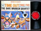 DAVE BRUBECK Quartet Time Out LP COLUMBIA CS 8192 US 1961 6-EYE JAZZ Take Five