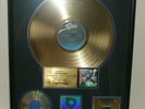 THE CLASH  100% ORIG RIAA GOLD DISC PRESENTED TO JOE STRUMMER PUNK