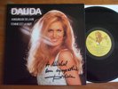 VINYL LP 33T DE DALIDA AMOUREUSE DE LA VIE 1977 DEDICACE AUTOGRAPHE SIGNED MINT