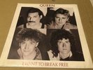 Queen I Want To Break Free French 7”ps 1984 With Concert Date Rare