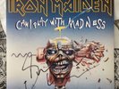 BRUCE DICKINSON SIGNED CAN I PLAY WITH MADNESS 7” SINGLE