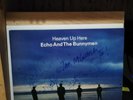 Echo And The Bunnymen Heaven Up Here Signed Autographed LP Sire 3569