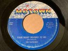 THE SUPREMES Motown M-1027 YOUR HEART BELONGS TO ME / SEVENTEEN  VG-/VG   LISTEN