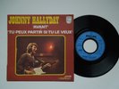 JOHNNY HALLYDAY   SP. Philips.6009 301. Série Parade.  Avant. Très bel état.