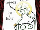 MADONNA VINYL LIKE A PRAYER FRANCE UK & MADONNA PROMO STICKER LP 12