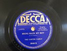 COUNTRY CARTER FAMILY De 5648 St Regious Gal/Bring Back my Boy E+