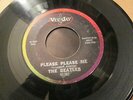 THE BEATLES PLEASE PLEASE ME/FROM ME TO YOU 45 RECORD OVAL LOGO VEE JAY VG+