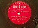 Rich-R-Tone 461 78 RPM Record Hardin Brothers Quartet Bluegrass Gospel RARE