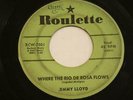 JIMMY LLOYD Where The Rio De Rosa Flows/The Beginning  ROULETTE ROCKABILLY 1957