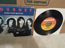 JOURNEY DON'T STOP BELIEVIN/NATURAL THING 45 RECORD WITH PICTURE SLEEVE COLUMBIA