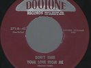 CALVANES on Dootone orig.-Crazy Over You/Don't take your love- R&B Group/Doo wop