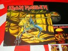 IRON MAIDEN PIECE OF MIND 1983 UK 1st LP+SIGNED/Autograph STEVE HARRIS+Fan Club