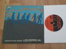 LED ZEPPELIN -IMMIGRANT SONG 45 RPM SINGLE TURKISH PRESSING 7