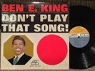 Ben E King Don’t Play That Song VG+ ATCO MONO 1ST PRESS Stand By Me ORIG