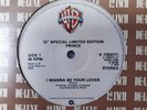 PRINCE - I Wanna Be Your Lover - UK 1979 12” Special Ltd Edition Vinyl Single