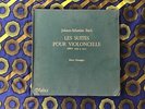 HONEGGER BACH CELLO SOLO SUITES 3LP BOX VALOIS 1961 ED1 NUMBERED