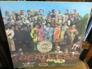 THE BEATLES sgt peppers 1967 UK WIDE SPINE STEREO VINYL LP w/CUT OUTS*R&W INNER