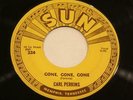 Carl Perkins GONE GONE GONE / Let The Juke Box Keep On Playing SUN 224 PUSHMARKS