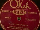 Okeh (True-Tone) 45040 Fiddlin John Carson GEORGIA WAGNER  78 rpm Country E 1926