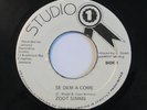 Reggae/Ska 7” ZOOT SIMMS - SEE DEM A COME/KEN PARKER* HAVE A GOOD TIME* STUDIO 1