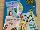 RARE Vintage Hanna Barbera Golden Record Top Cat Wally Gator Touche Turtle Dum