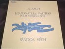 Rare ED1 Sandor Vegh Bach Violin Sonatas 3LP Valois CMB 14 French Stereo