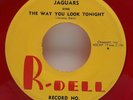 45 RPM,  DOOWOP VOCAL , THE JAGUARS, THE WAY YOU LOOK TONIGHT/MOONLIGHT AND YOU