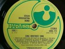 Edgar Broughton LP Sing brother sing UK Harvest 1st Press & Insert PROG ££