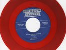 Lee Andrews Hearts 45 Maybe You'll Be/Baby RAINBOW orig RED VINYL doowop VG+ 738