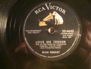 78 : RCA VICTOR 20 6643-ELVIS PRESLEY-LOVE ME TENDER/ ANYWAY YOU WANT ME E+/E