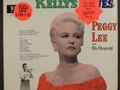 PEGGY LEE & ELLA FITZGERALD: Songs From Pete Kelly's Blues LP (Mono, drill hole
