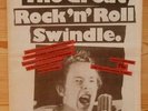 SEX PISTOLS UK 1980 RARE ORIG PROMO NEWSPAPER GREAT ROCK 'N' ROLL SWINDLE VIRGIN